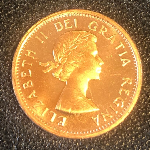 1963 Canadian Cents. 3 Red,Uncirculated. Lot Of 3 Coins #205854406173 - Picture 2 of 3